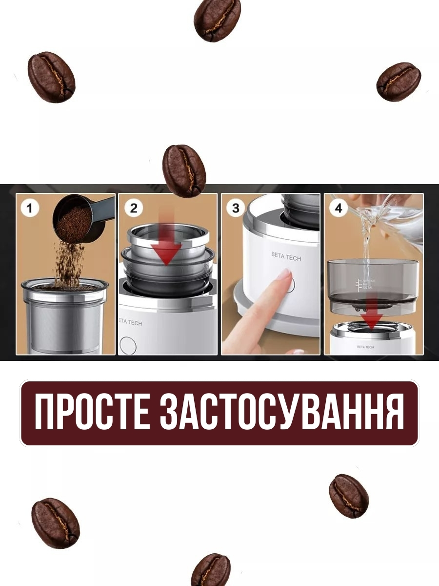 Міні крапельна кавоварка для подорожей